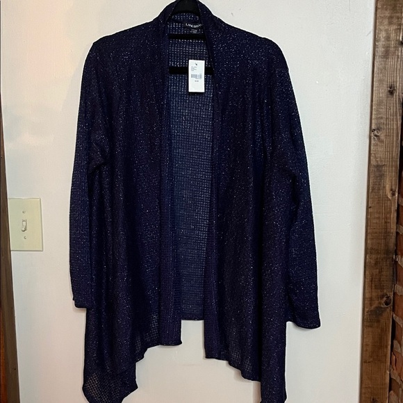Lane Bryant Sweaters - Lane Bryant Cardigan 18/20 Plus Open Front Lightweight Cardi Blue Sweater NWT